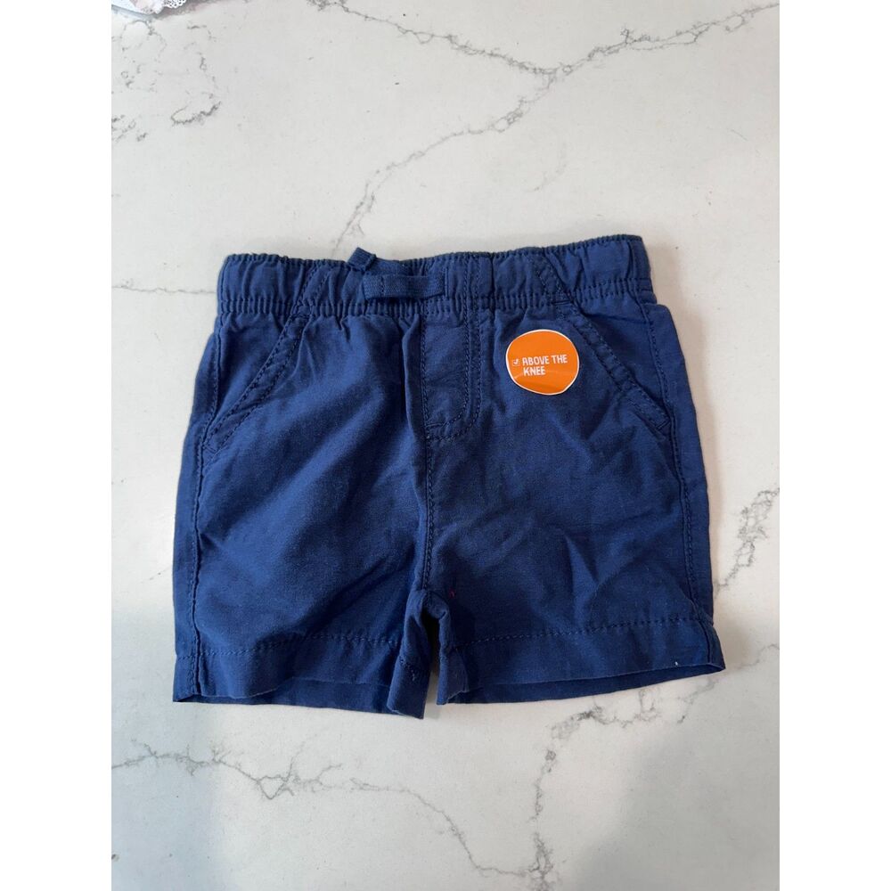 NWOT Jumping Beans Navy Shorts Size 12 Months